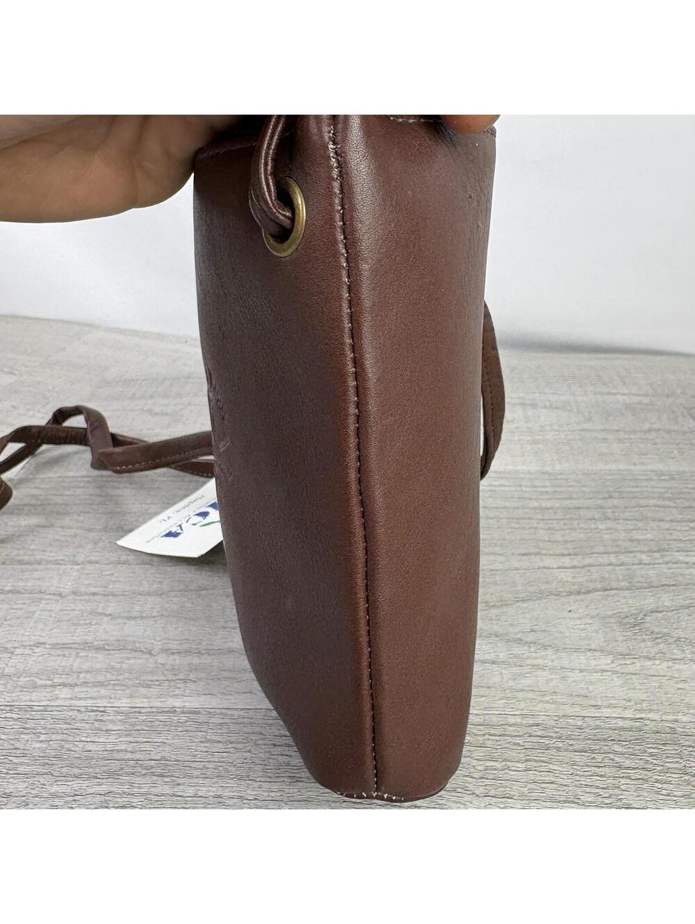 TICA Leather Wolferts Roost Crossbody Bag Pouch - Picture 8 of 12